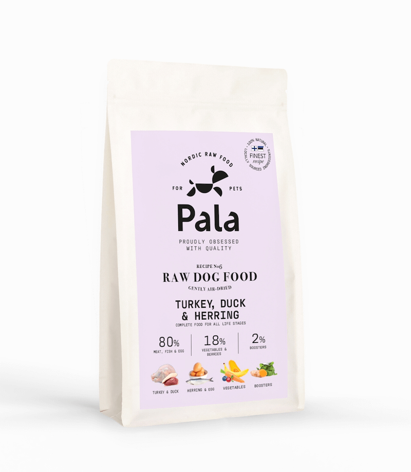 RECEPTAS NR. 6, 1 KG., PALA DŽIOVINTAS RAW MAISTAS ŠUNIMS: KALAKUTIENA, ANTIENA IR SILKĖ