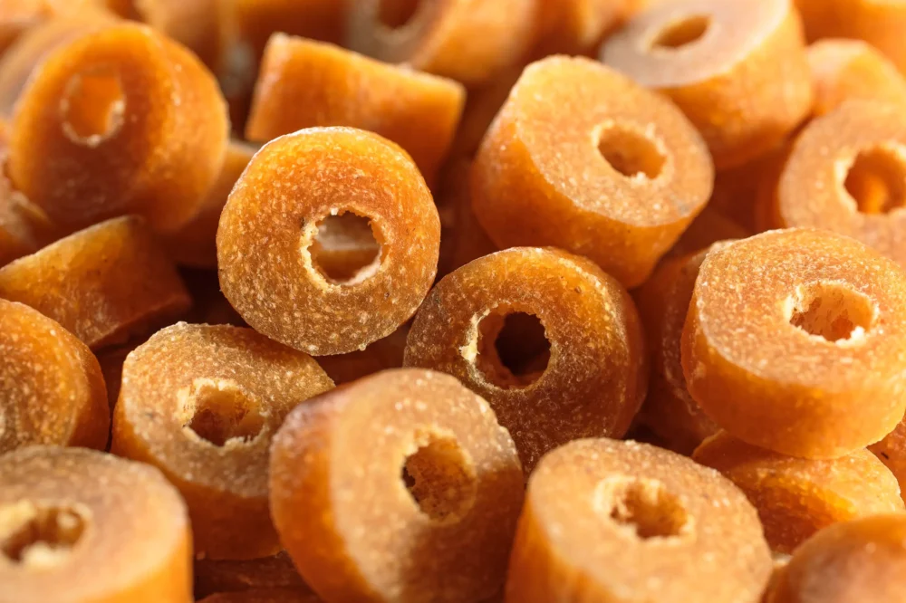 BW824_A_detail Bow Wow Sveikam svoriui: Natūralus skanėstas su L-karnitinu, žaliąja arbata ir spirulina 60 g